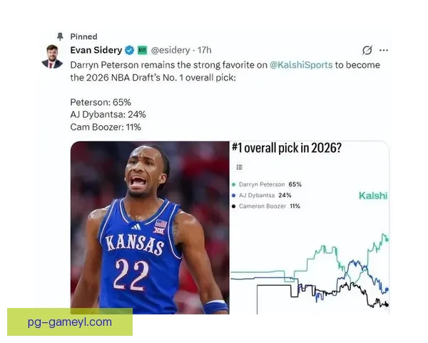 彼得森状元概率65%身高6尺6场均20+4